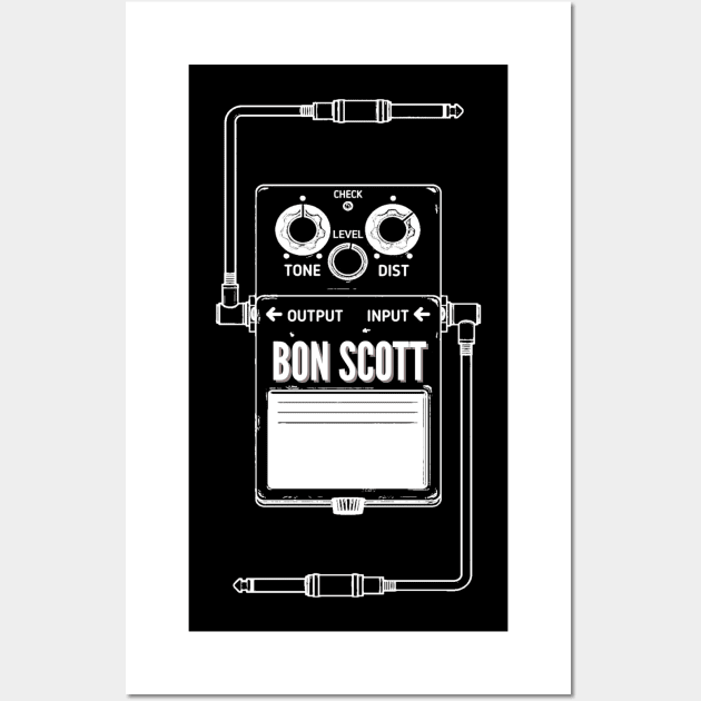 Bon Scott Wall Art by Ninja sagox